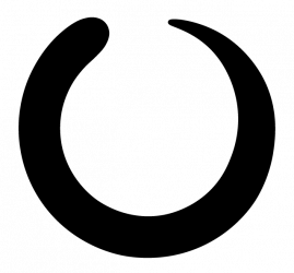 The GLYD O Logo is based on the Zen Buddhist Enso (circle of enlightenment) symbol, that represents enlightenment.